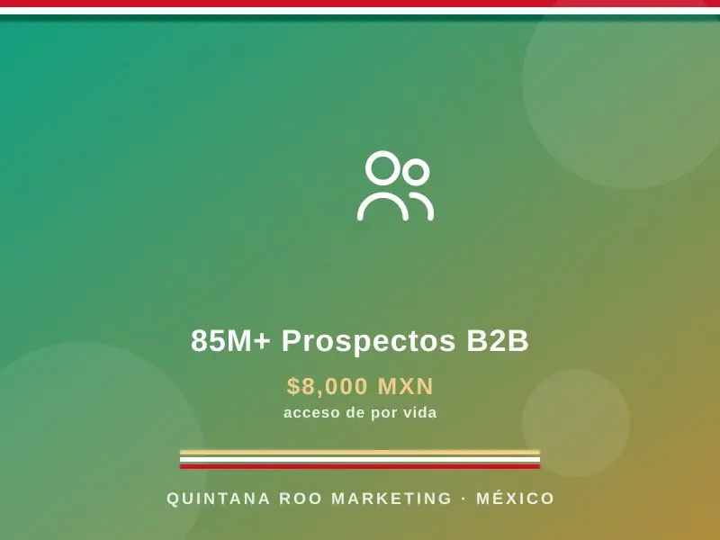 85M+ Prospectos B2B