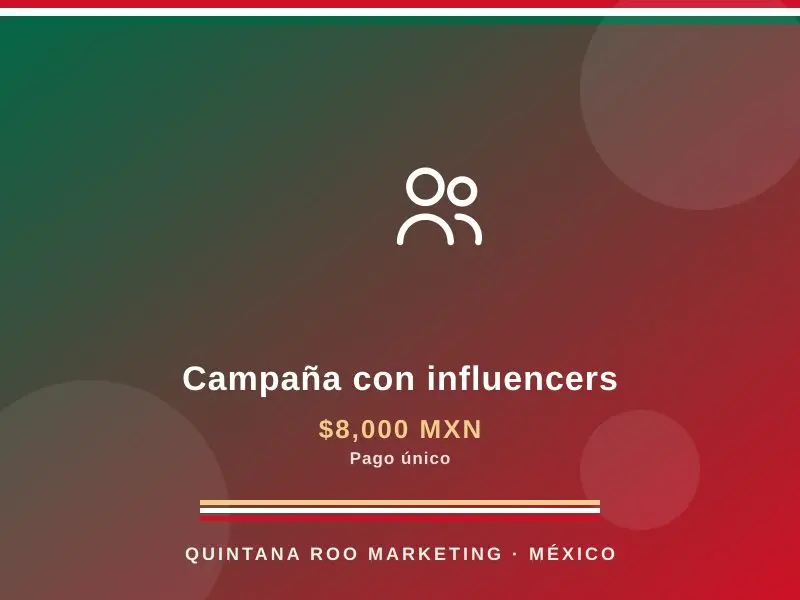 Campaña con influencers