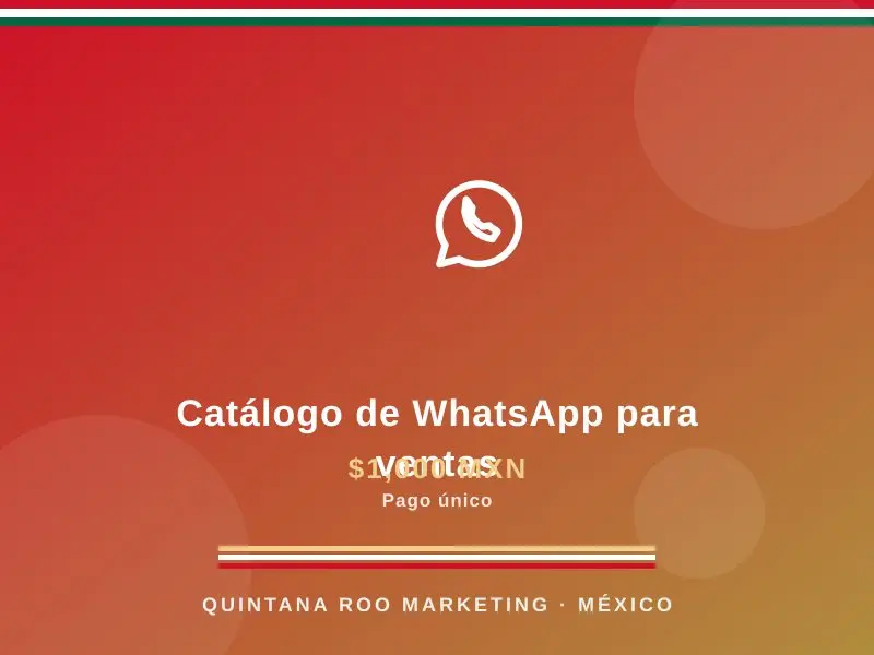 Catálogo de WhatsApp para ventas