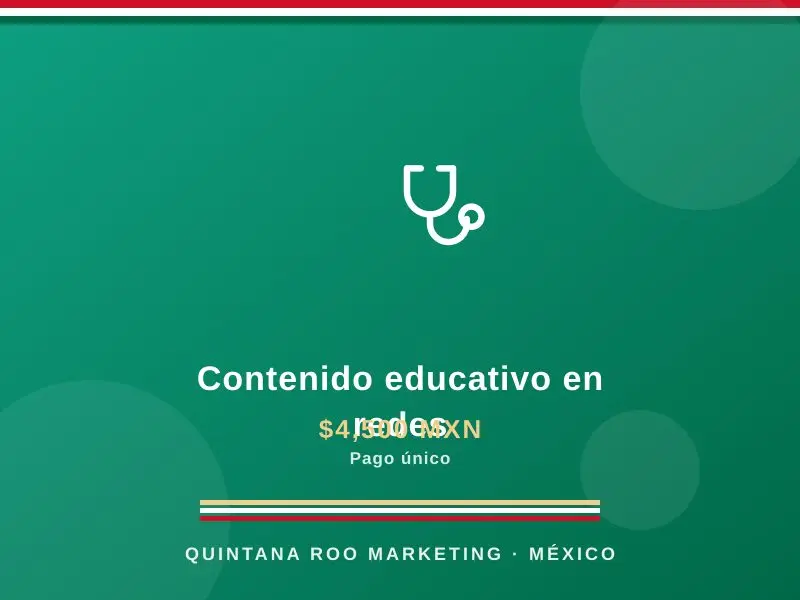 Contenido educativo en redes