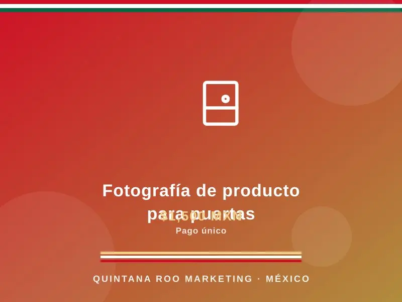Fotografía de producto para puertas