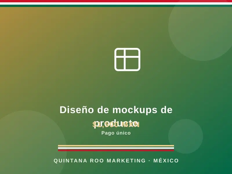 Diseño de mockups de producto