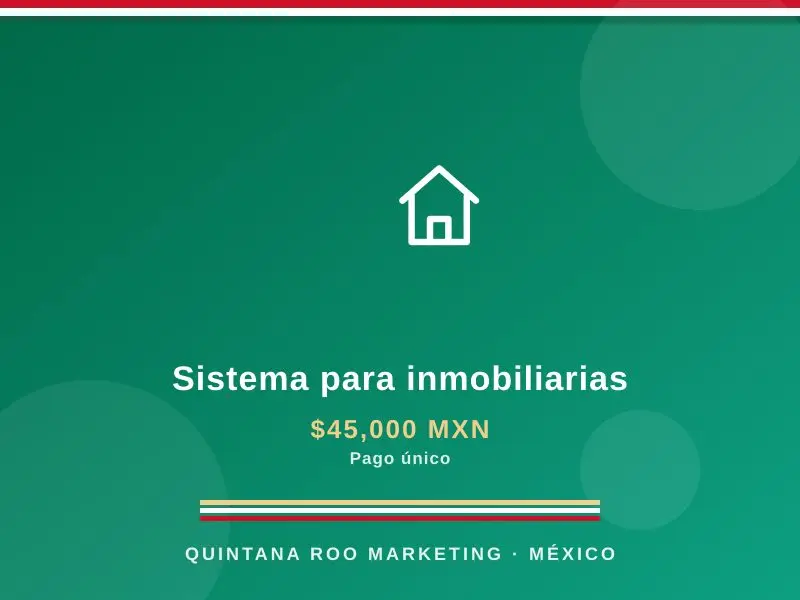 Sistema para inmobiliarias