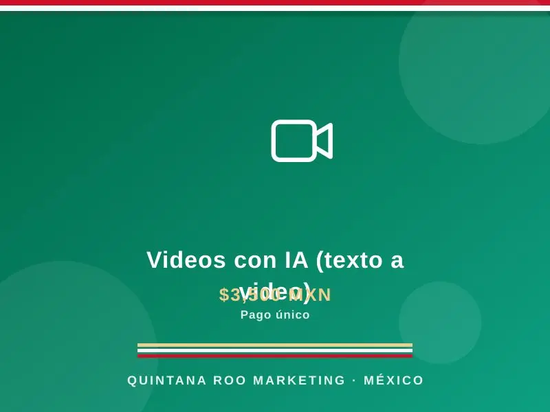 Videos con IA (texto a video)