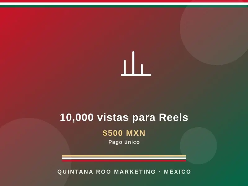 10,000 vistas para Reels